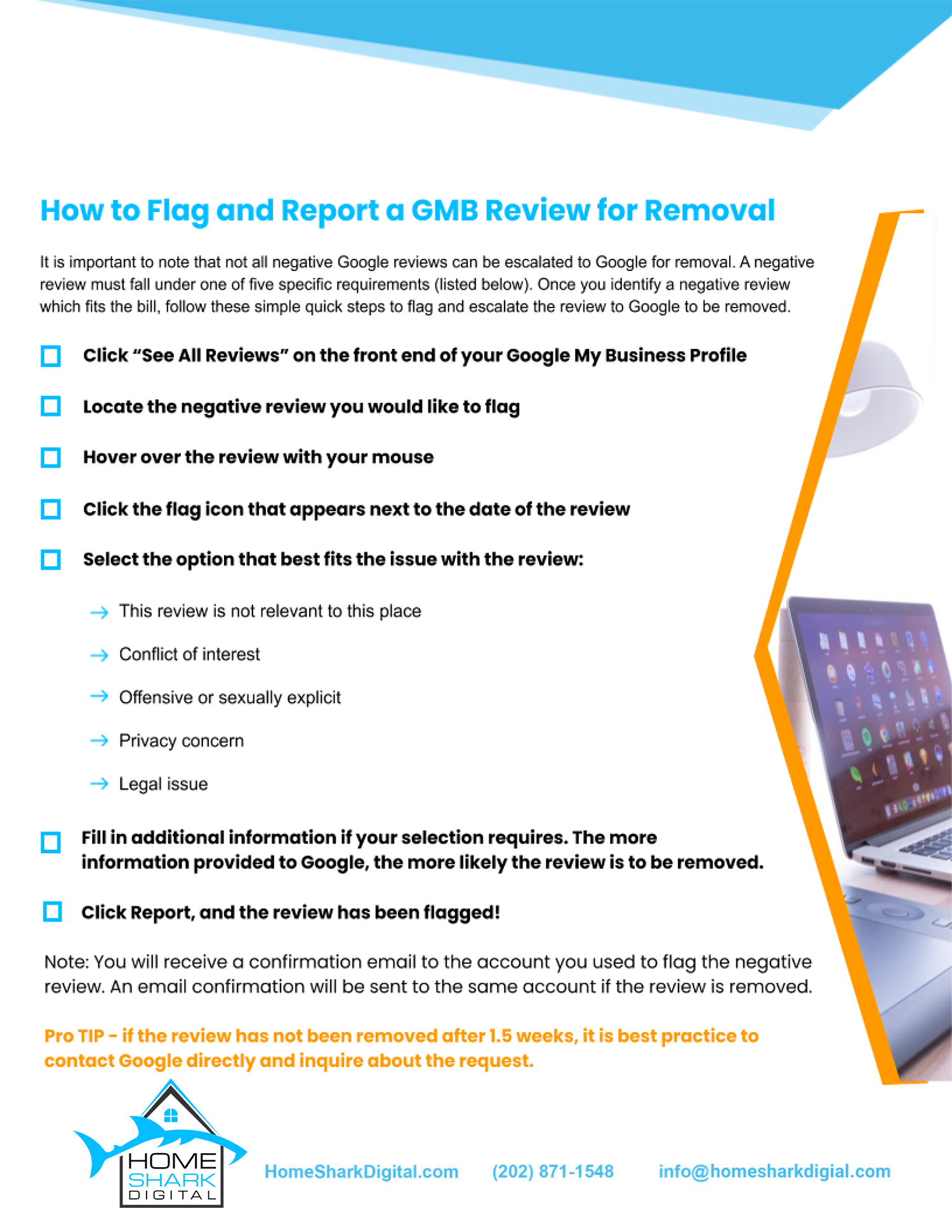 How to Flag And Report a GMB Review For Removal