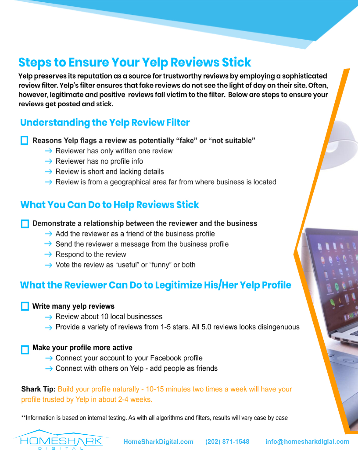 Steps to Ensure Your Yelp Reviews Stick